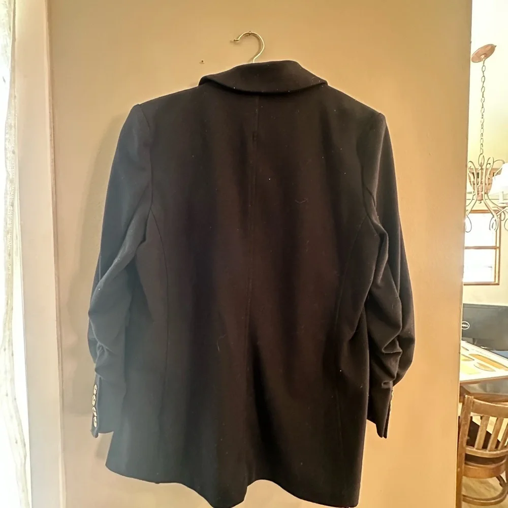 Michael Kors Classic Black Women's Blazer M - Picture 5 of 5